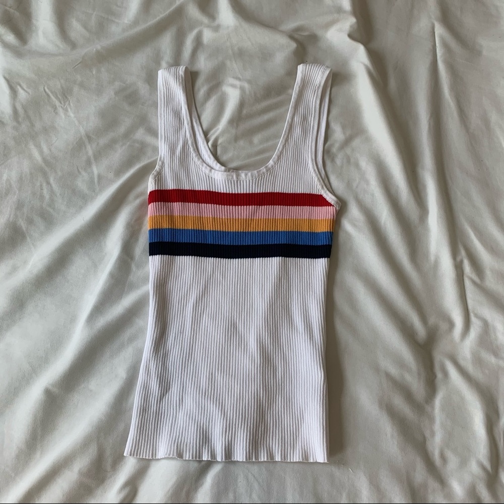Knit Rainbow Tank